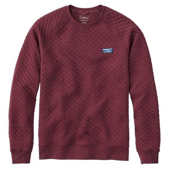 NWT L.L. Bean Men’s Quilted Sweatshirt - Men’s Large Tall - Picture 1 of 5
